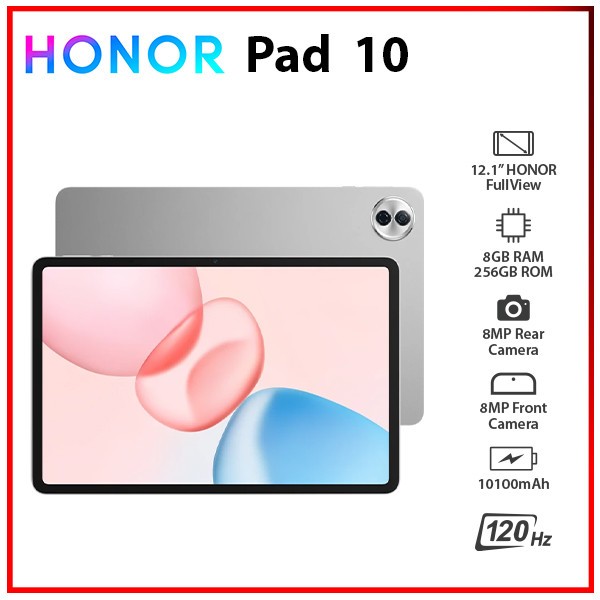 (WiFi+5G) HONOR Pad 10 5G 8GB+256GB GREY Octa Core Bluetooth Android PC Tablet