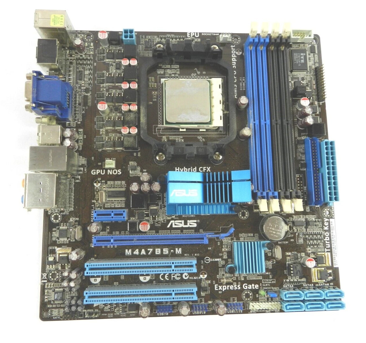 ASUS M4A785-M Motherboard AMD 785G DDR2 Socket AM2/AM2+ Micro ATX w/ IO Shield
