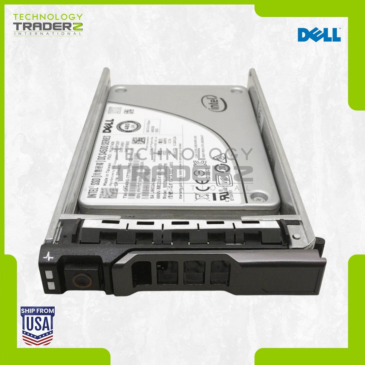 ** FH49G Dell Intel DC S4500 480GB 6Gbps SATA 2.5'' SSD 0FH49G SSDSC2KB480G7R **