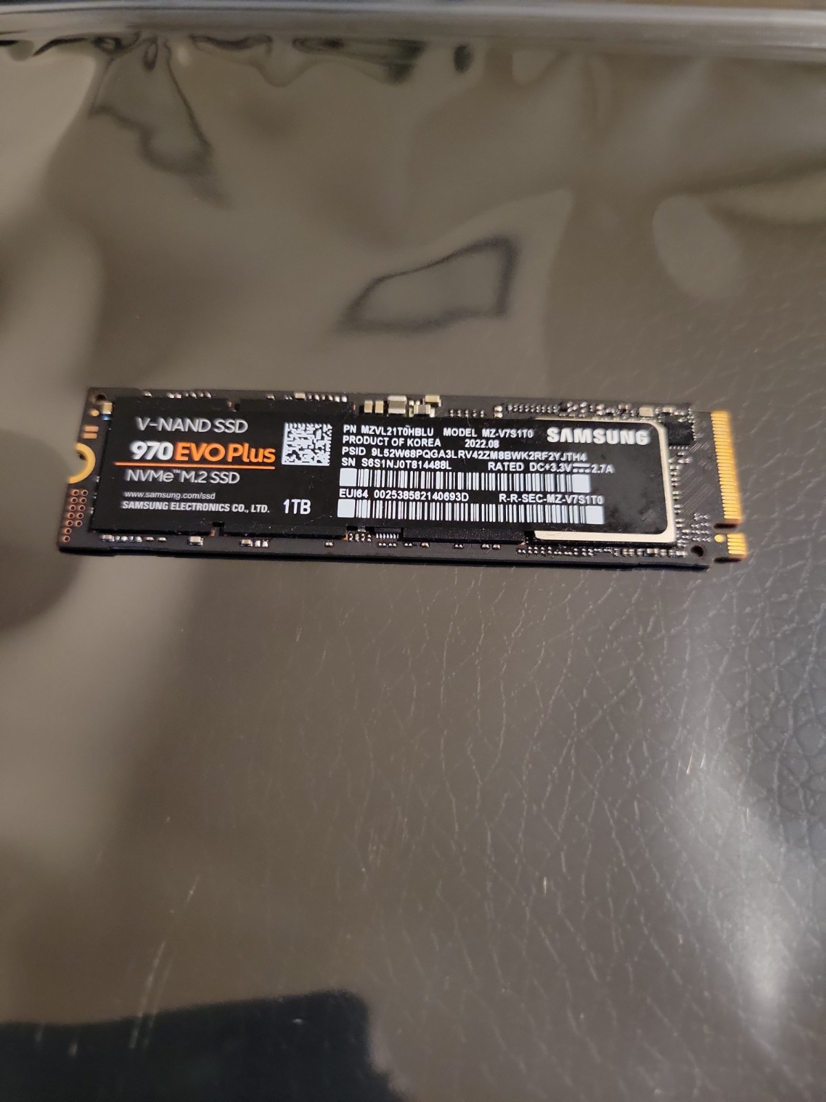 Samsung 970 EVO Plus 1TB M.2 NVMe PCIe SSD 99% Health Solid State Drive