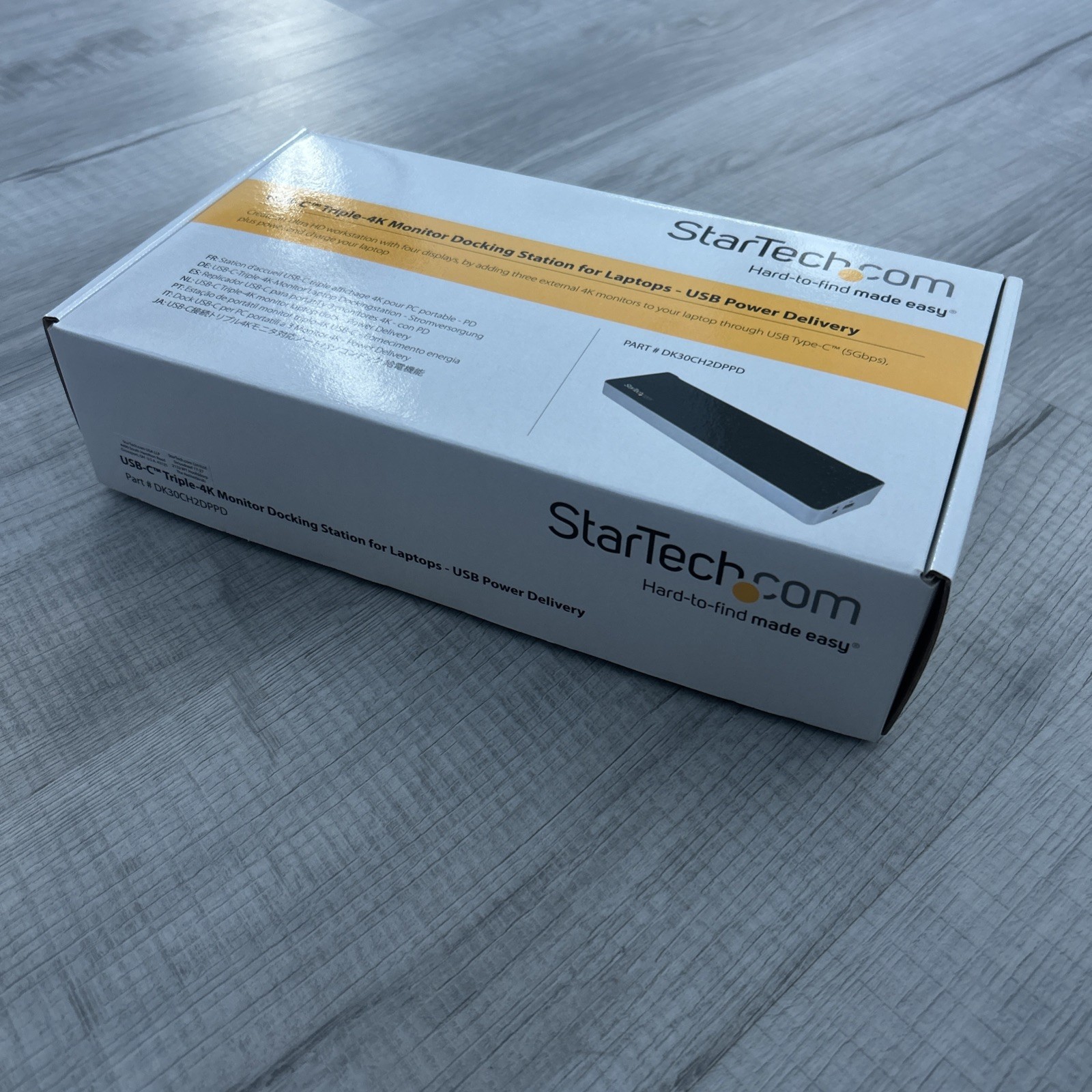 StarTech DK30CH2DPPD USB-C Dock Triple Universal 4K HDMI DP 60W Docking Station