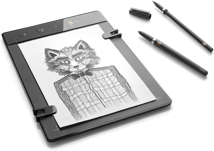 ISKN The Slate Digital Technology Tablet w Case Clips Ring Pen Tip  sketchbook