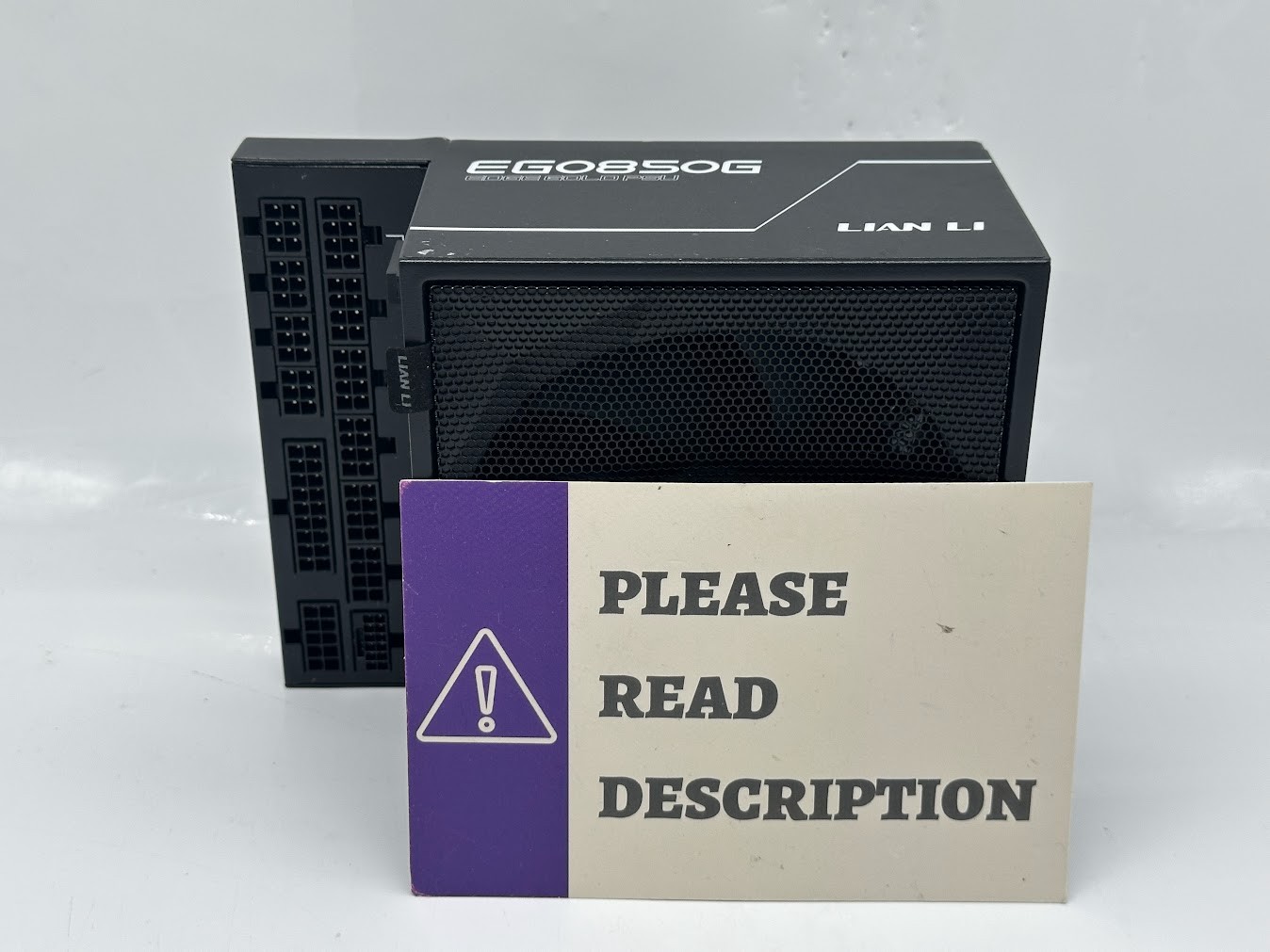 Lian Li EDGE GOLD 850 Watt 80 Plus Gold ATX Fully Modular Power Supply - WORKING