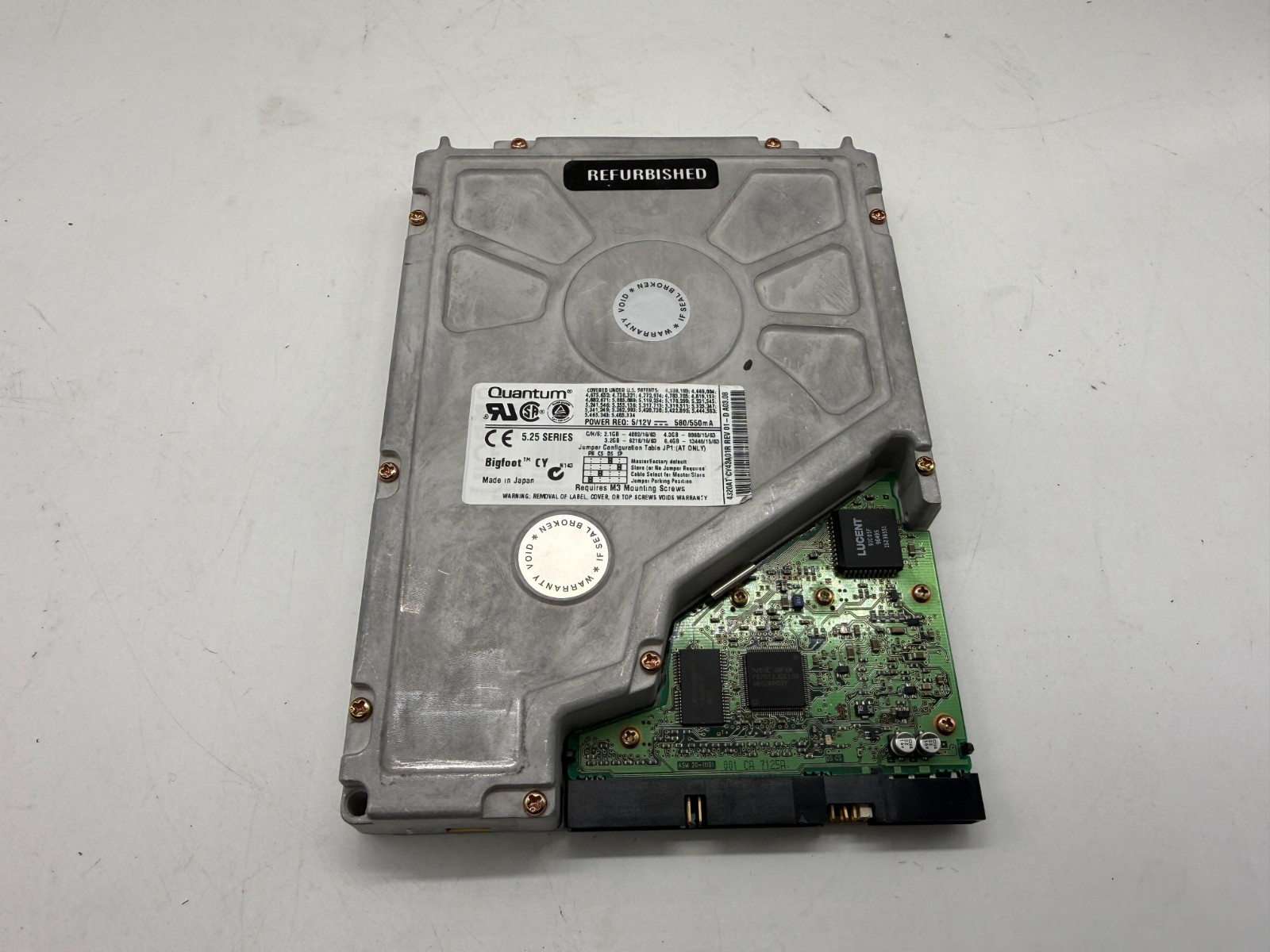 Quantum Bigfoot CY 5.25 Series 4GB HDD 4320AT CY43A01R
