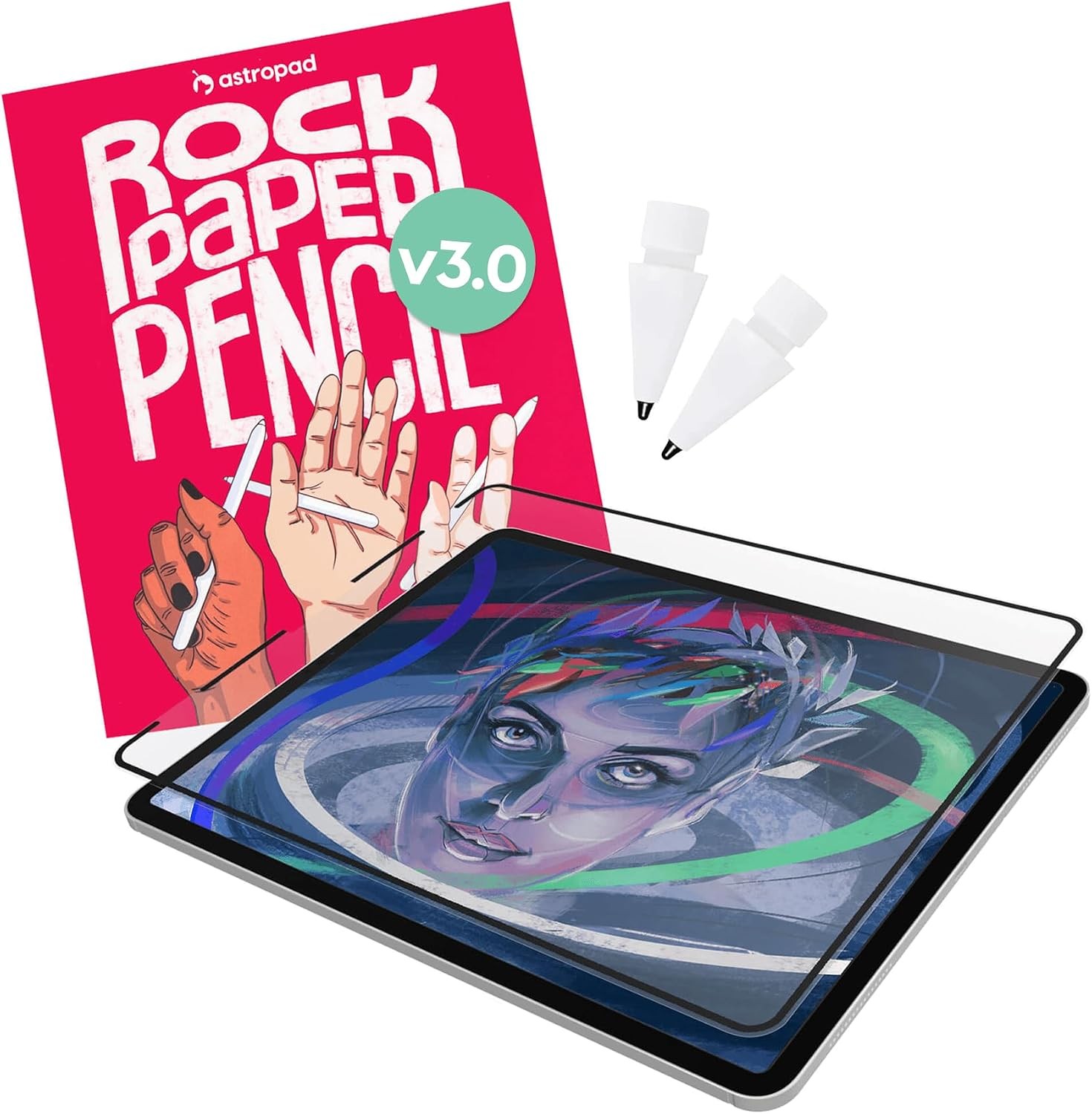 2 Pack Apple Pencil Tips for iPad Air 11-in & iPad 10.9-in Screen Protector