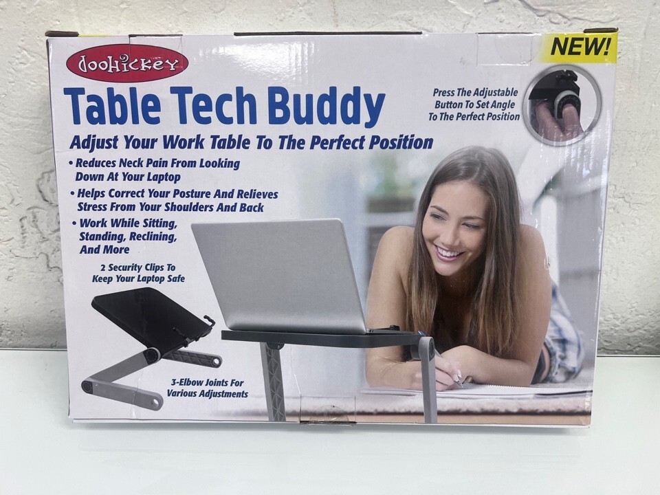 Table Tech Buddy Adjustable Work Table For Your Laptop