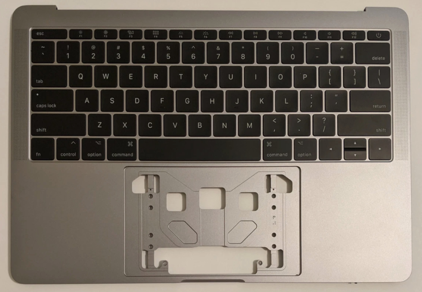 Space Gray Top Case with US Keyboard- Grade A - Late 2016/2017 A1708 Palmrest