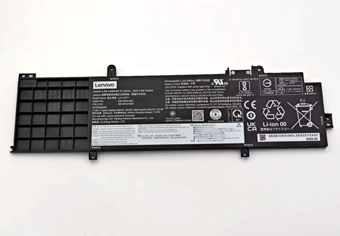 OEM Genuine 39.3WH L21L3P71 Battery For Lenovo ThinkPad T14 P14s  Gen 3 Gen 4