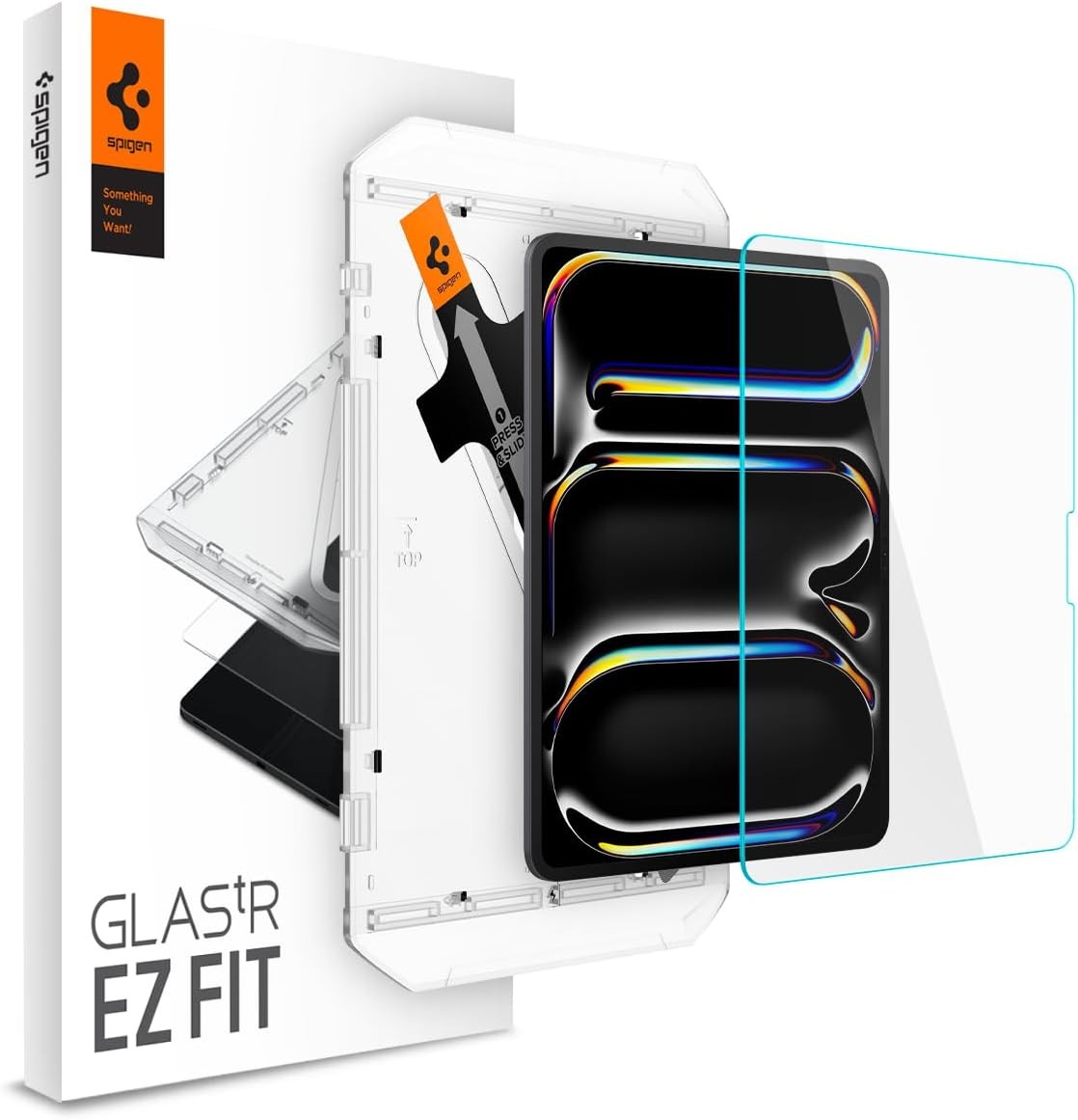 1 Pack GlasTR EZ FIT Screen Protector for iPad Pro 13" | 9H+ Tempered Glass