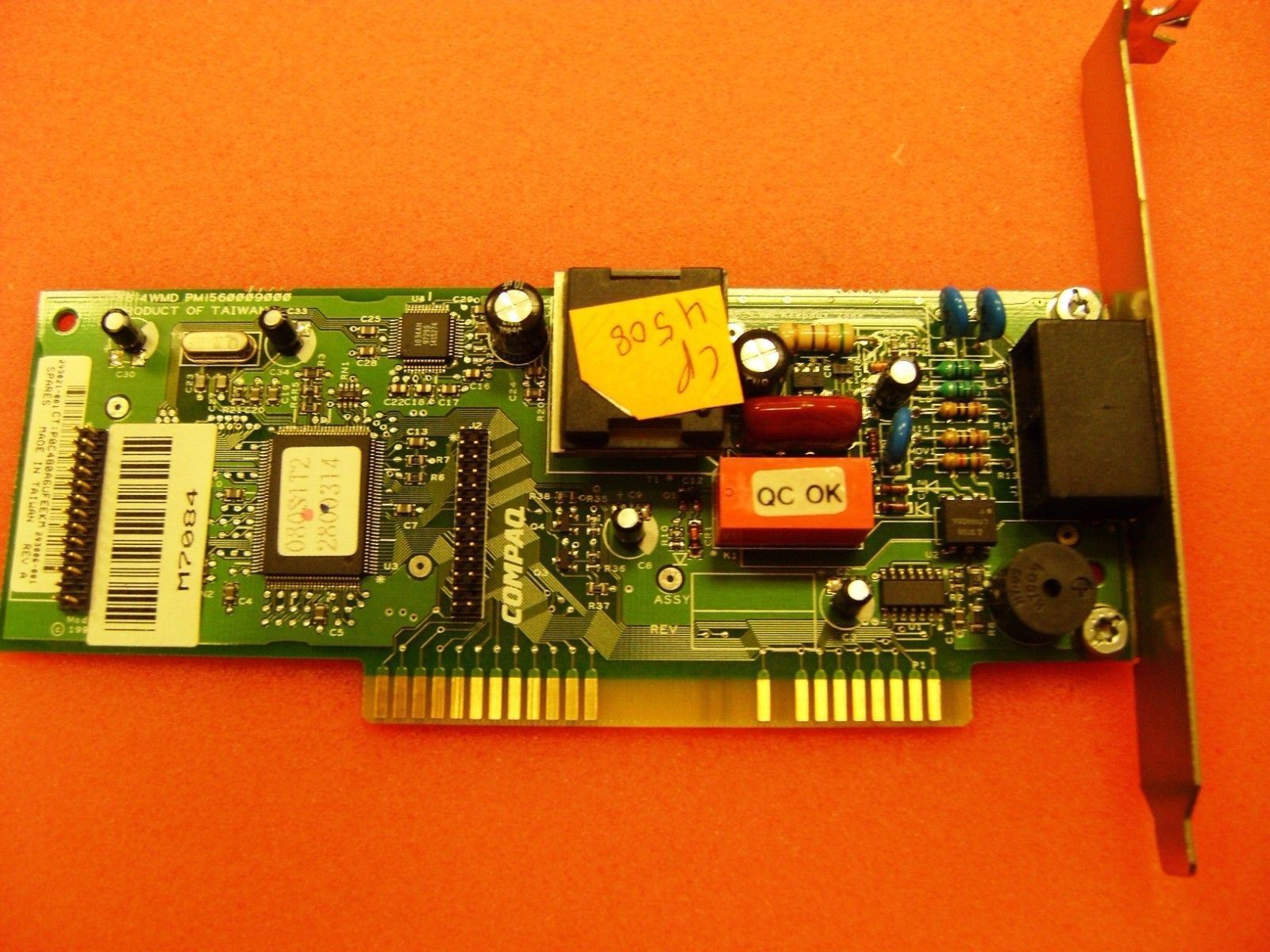 Compaq  4508 CO-5614WMD 293021-001 V.34 33.6Kbps ISA Modem Interface Card