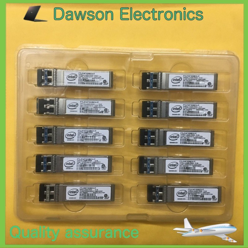 10PCS Intel FTLX1471D3BCV-IT SM Transceiver Module for X520-DA2 X710,E10GSFPLR