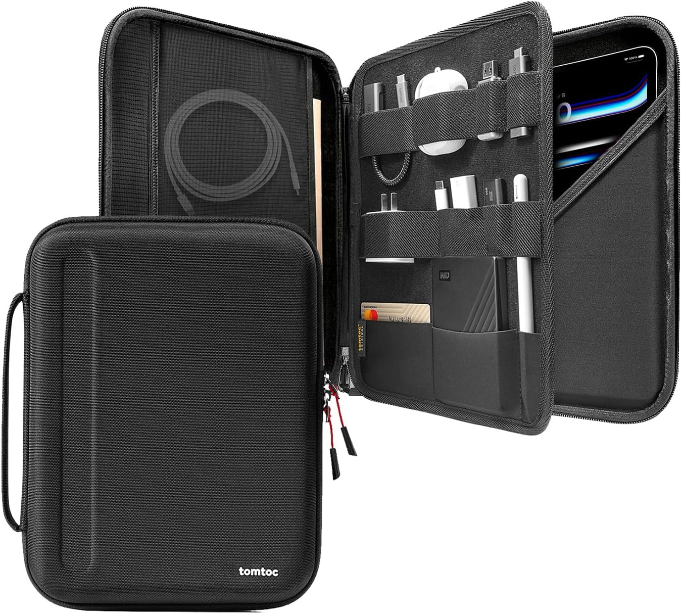 Portfolio Case for 13 Inch Tablet Protective Sleeve Accessories Pock