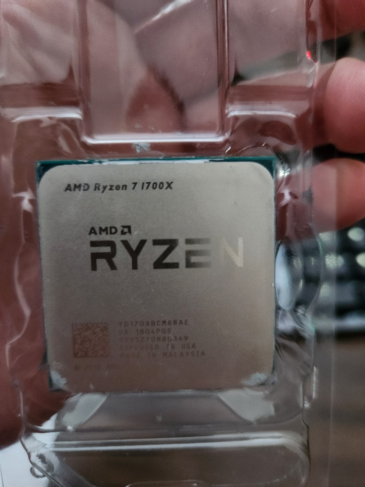 AMD Ryzen 7 1700X CPU – Fully Working Until Removal – AM4 – Original Clamshell 
