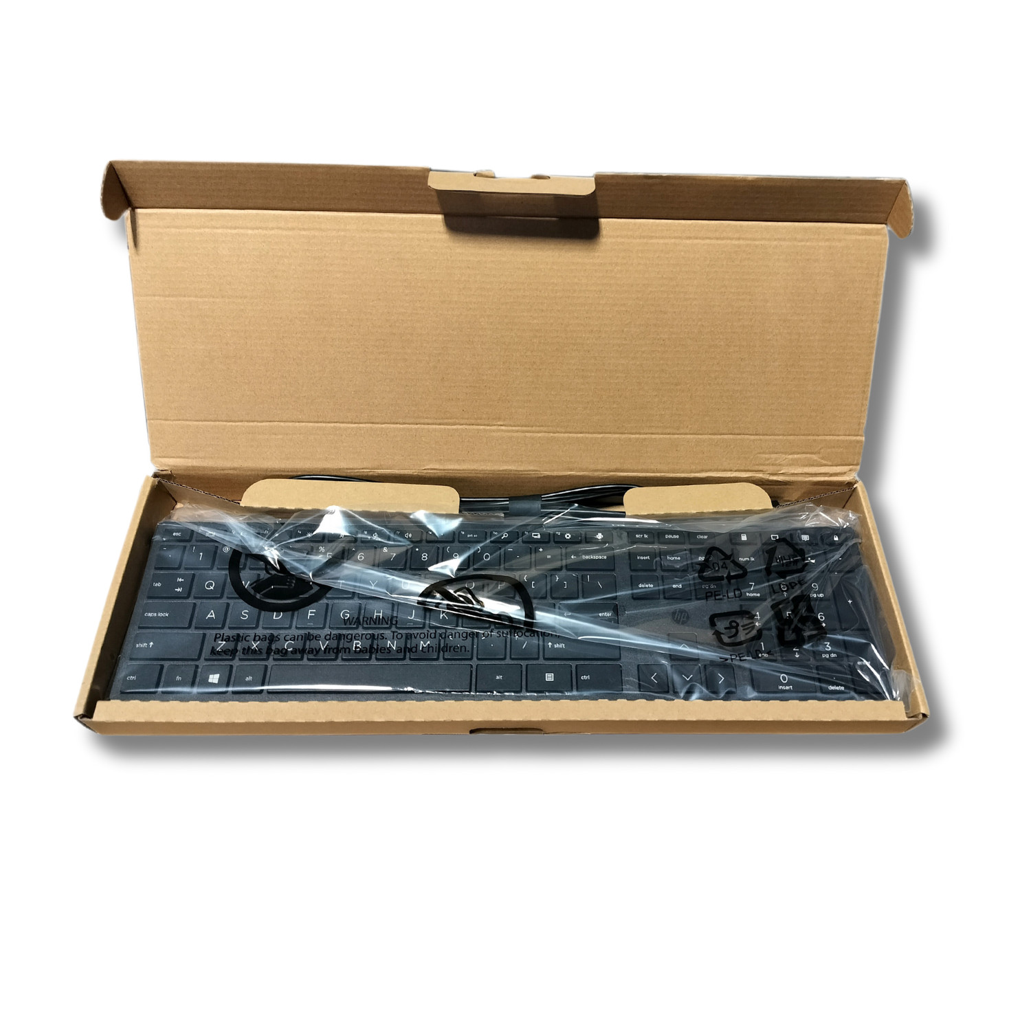 Lot of  10  | Brand New HP 320K Keyboard L96909-001 USB Keyboard Black