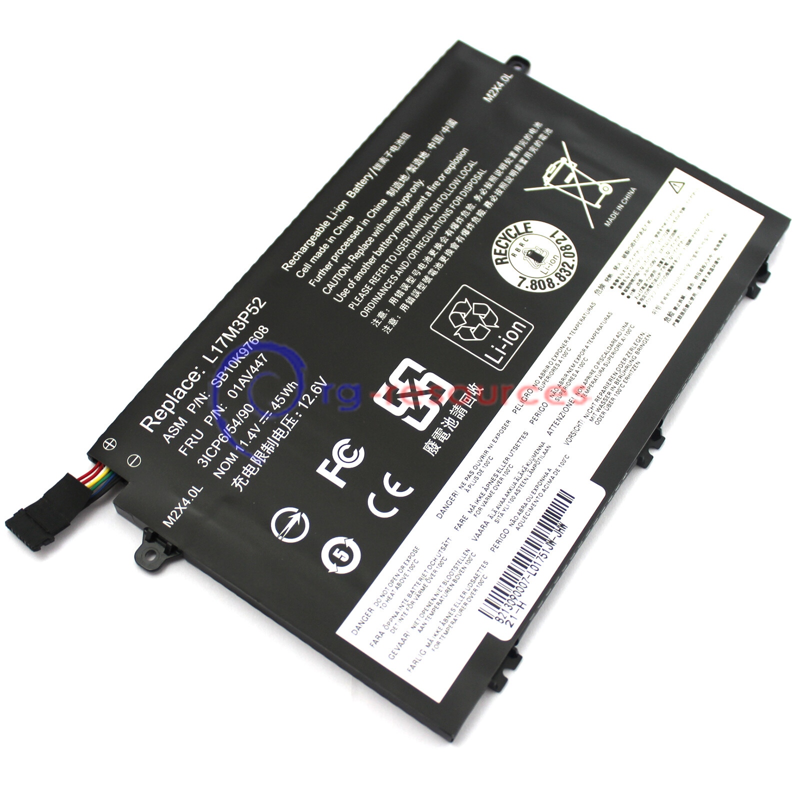 L17C3P51 L17M3P52 L17L3P51 Battery for Lenovo ThinkPad E480 E490 E580 E585 E590
