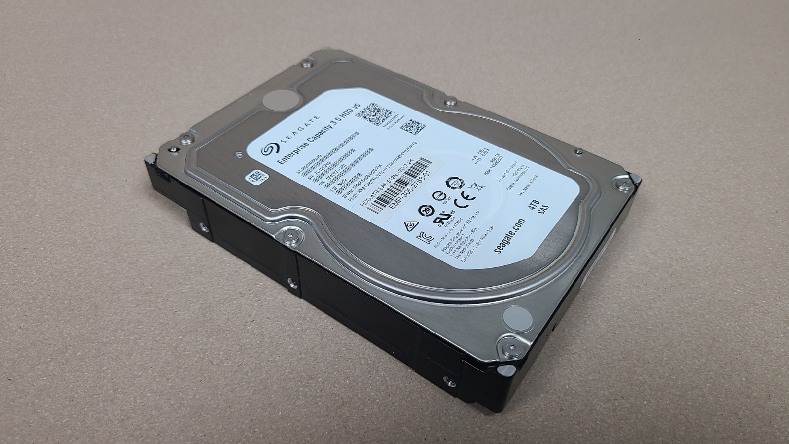 Seagate ST4000NM0025 3.5" 4TB 12Gbps SAS HDD Drive PN: 1V4207-002, 1V4207-003