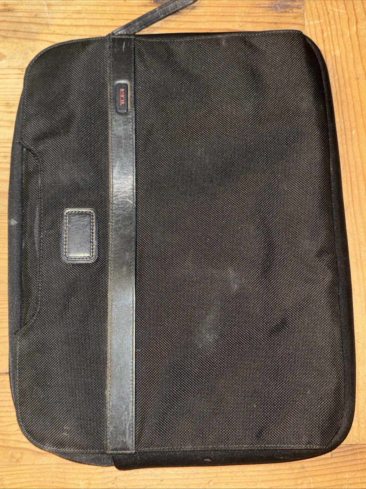 Tumi Alpha 3 15" Laptop Cover Black FXT Ballistic Nylon Sleeve Case Padded