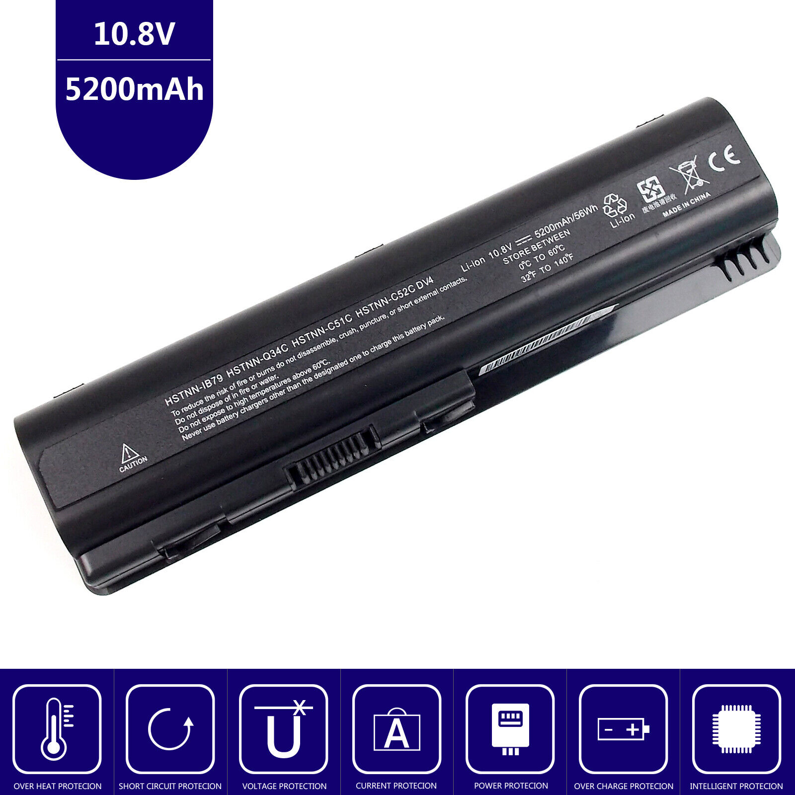 Battery for HP Compaq Presario CQ40-614AX CQ45-M02TX CQ45-701TU CQ40-627TX