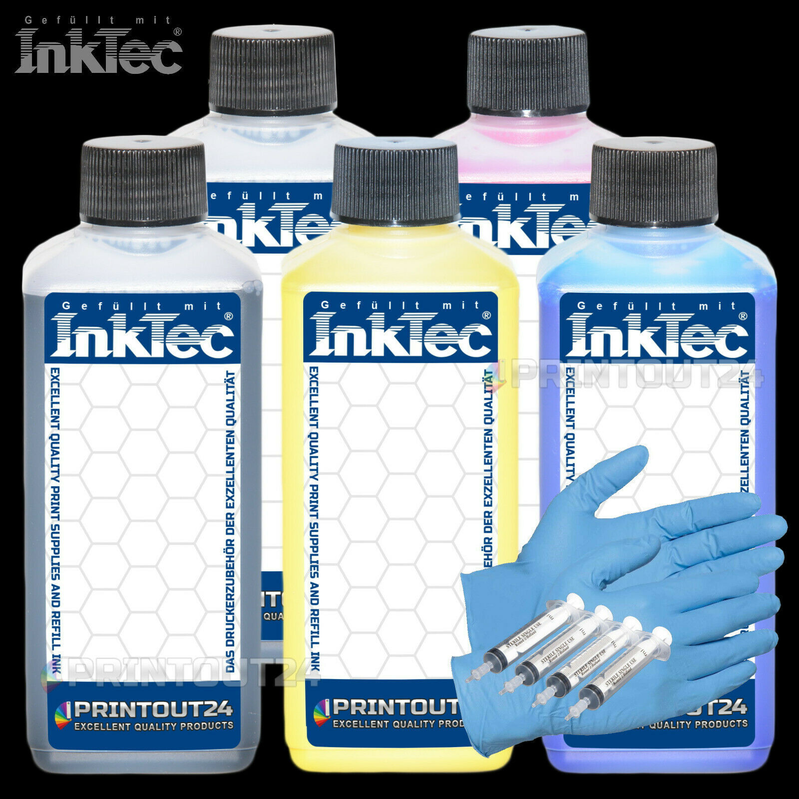 2.5L InkTec® PIGMENT Ink CISS Refill Ink For Epson EcoTank ET-7700 ET-7750 XL