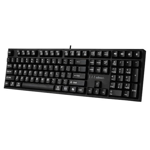 Adesso AKB-670UB MULTI O/S W-COPILOT AI HOTKEY USB BLACK MECHANCICAL KEYBOARD