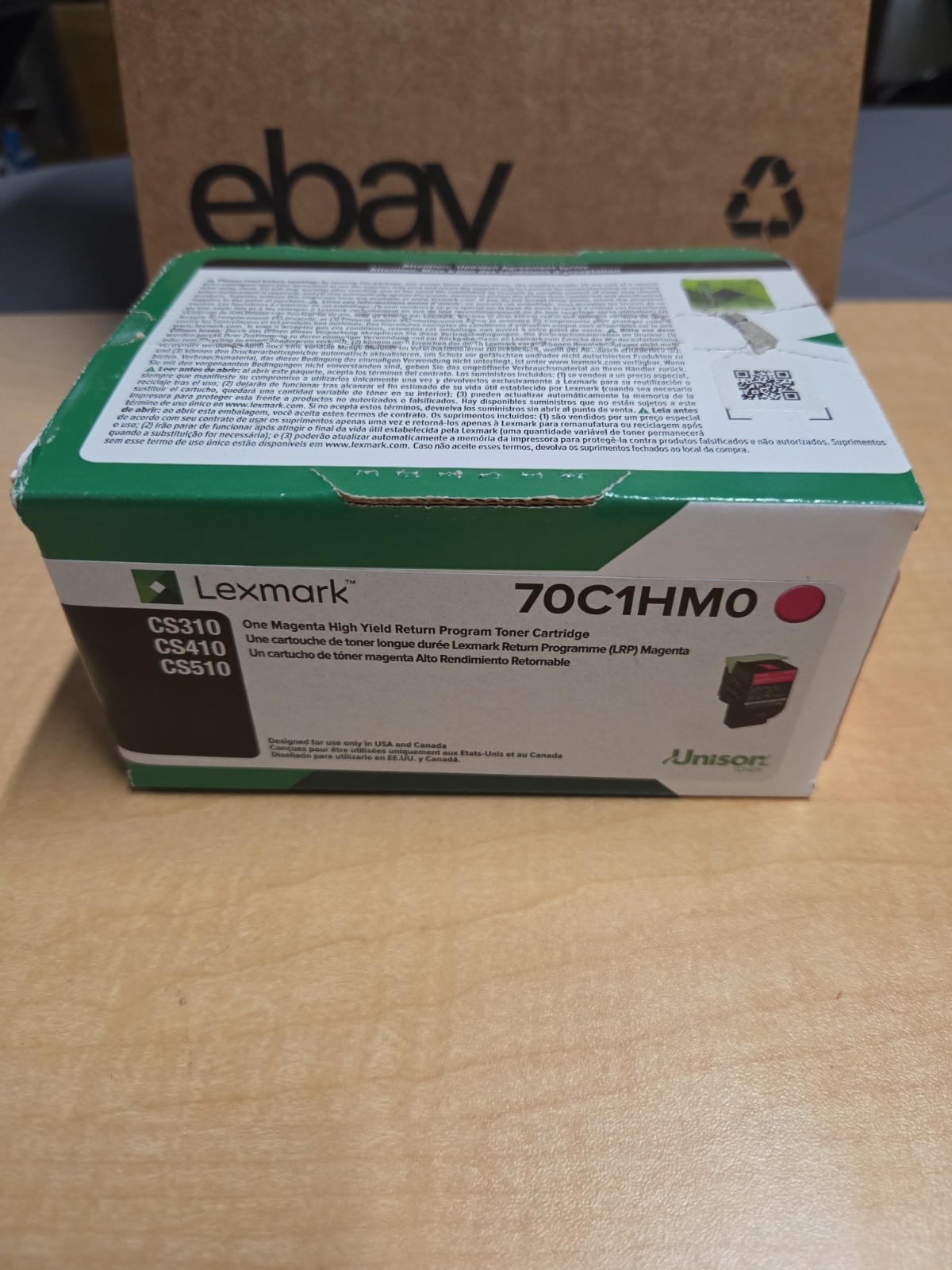 NEW SEALED Genuine Lexmark 70C1HM0 (LEX-701HM0) High-Yield Toner Magenta Sealed