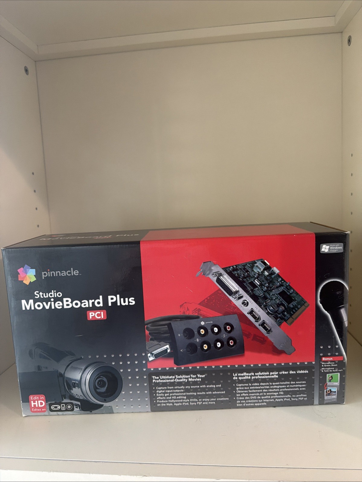 Pinnacle Studio MovieBoard Plus PCI  Video Editing System for Windows Brand New