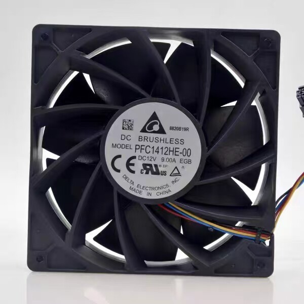 1PCS Delta PFC1412HE-00 12V 9.00A 14038 E10 High-Performance Fan
