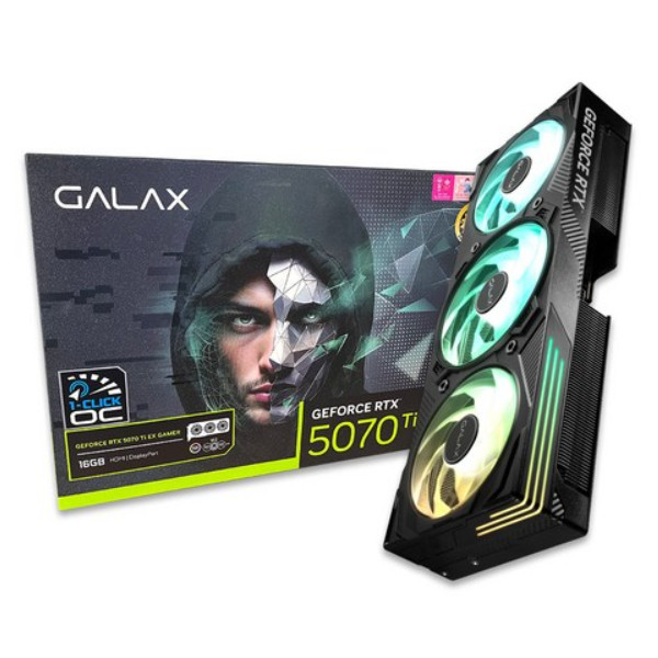 GALAX GeForce RTX 5080 BLACK OC D7 16GB / Gaming Graphics Card / Express
