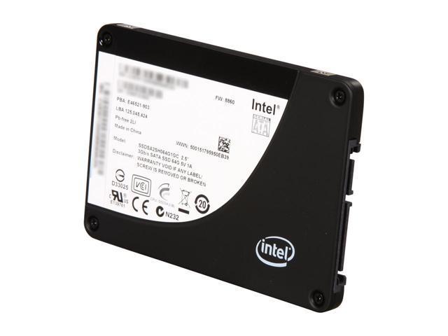 Intel SSDSA2SH064G101 X25-E 64Gb SATA-II 3Gbps 2.5" SLC 7mm Internal SSD *New*