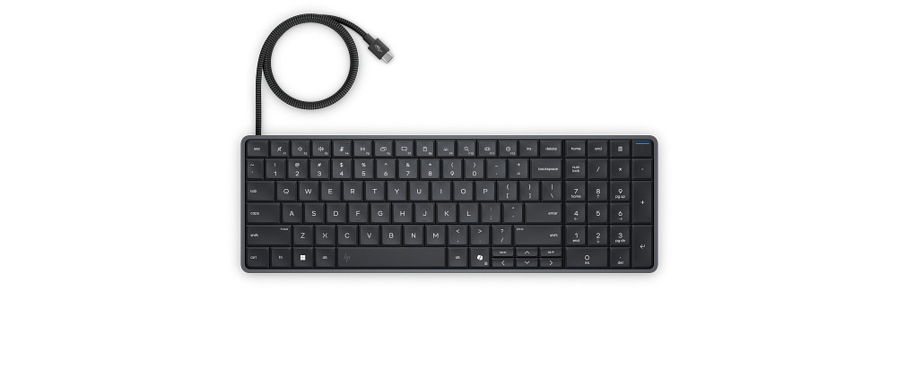 HP EliteBoard G1a Next Gen AI Attached Cable Ryzen AI 5 330 16GB RAM 256GB SSD