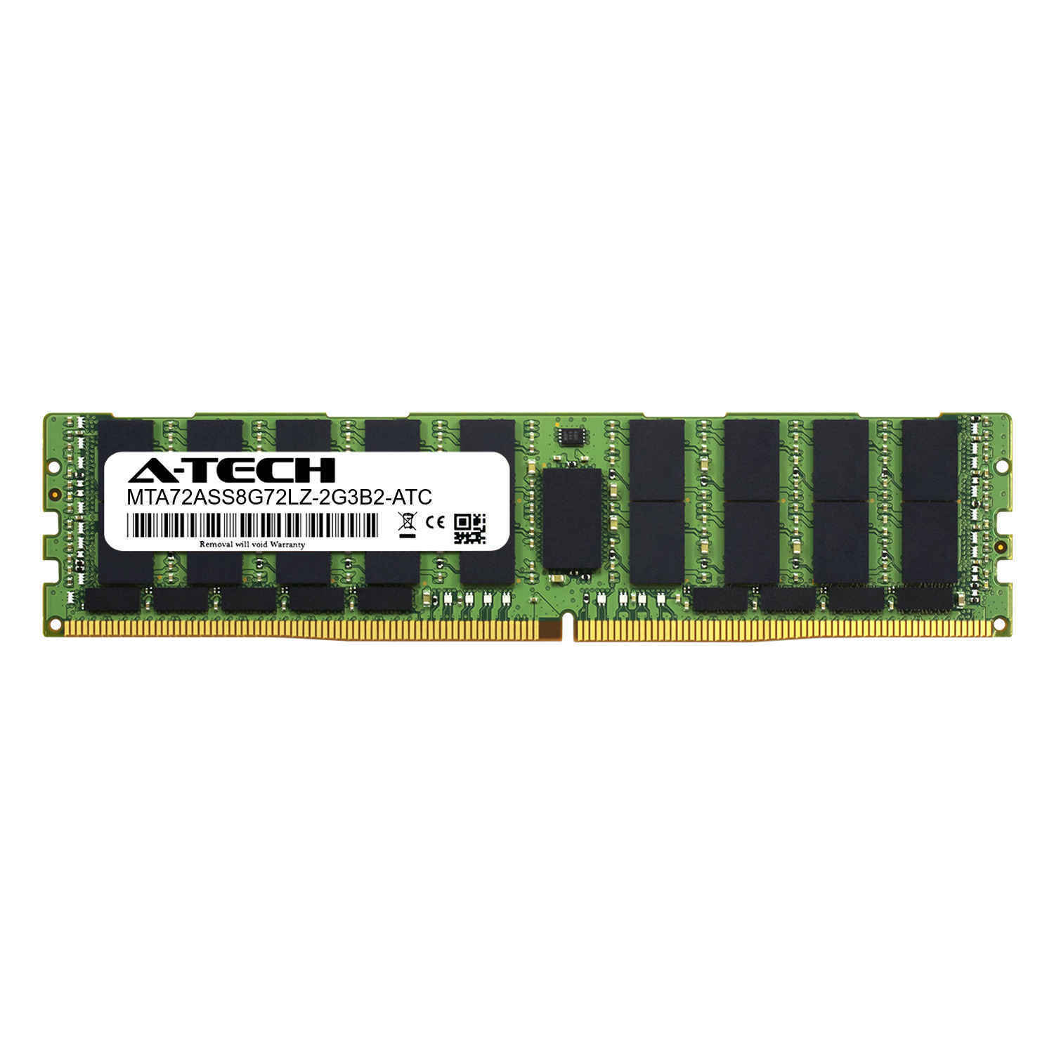 64GB PC4-19200 LRDIMM (Micron MTA72ASS8G72LZ-2G3B2 Equivalent) Server Memory RAM