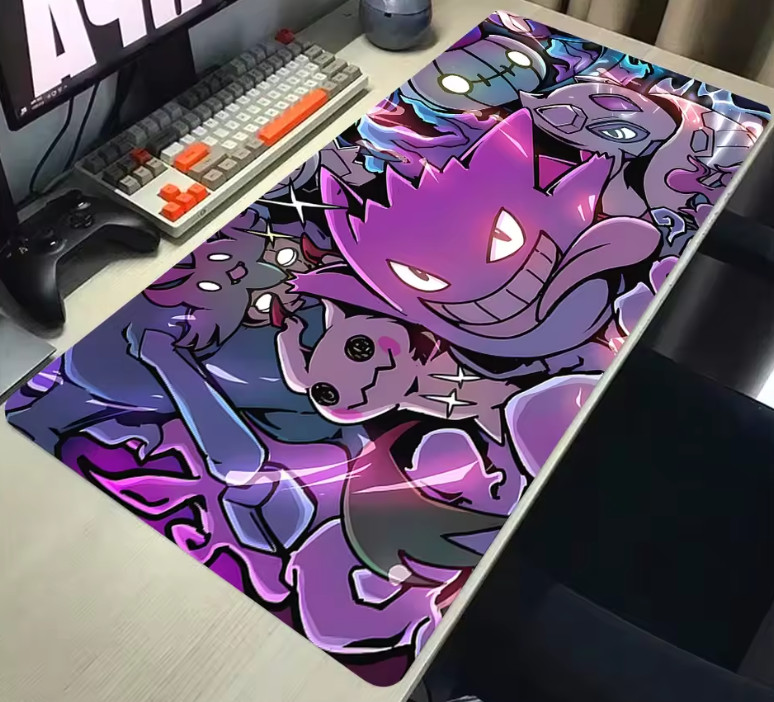 Pokemon Gengar 800 x 300mm Mousepad Gaming Mouse Pad Computer Keyboard Desk Mat