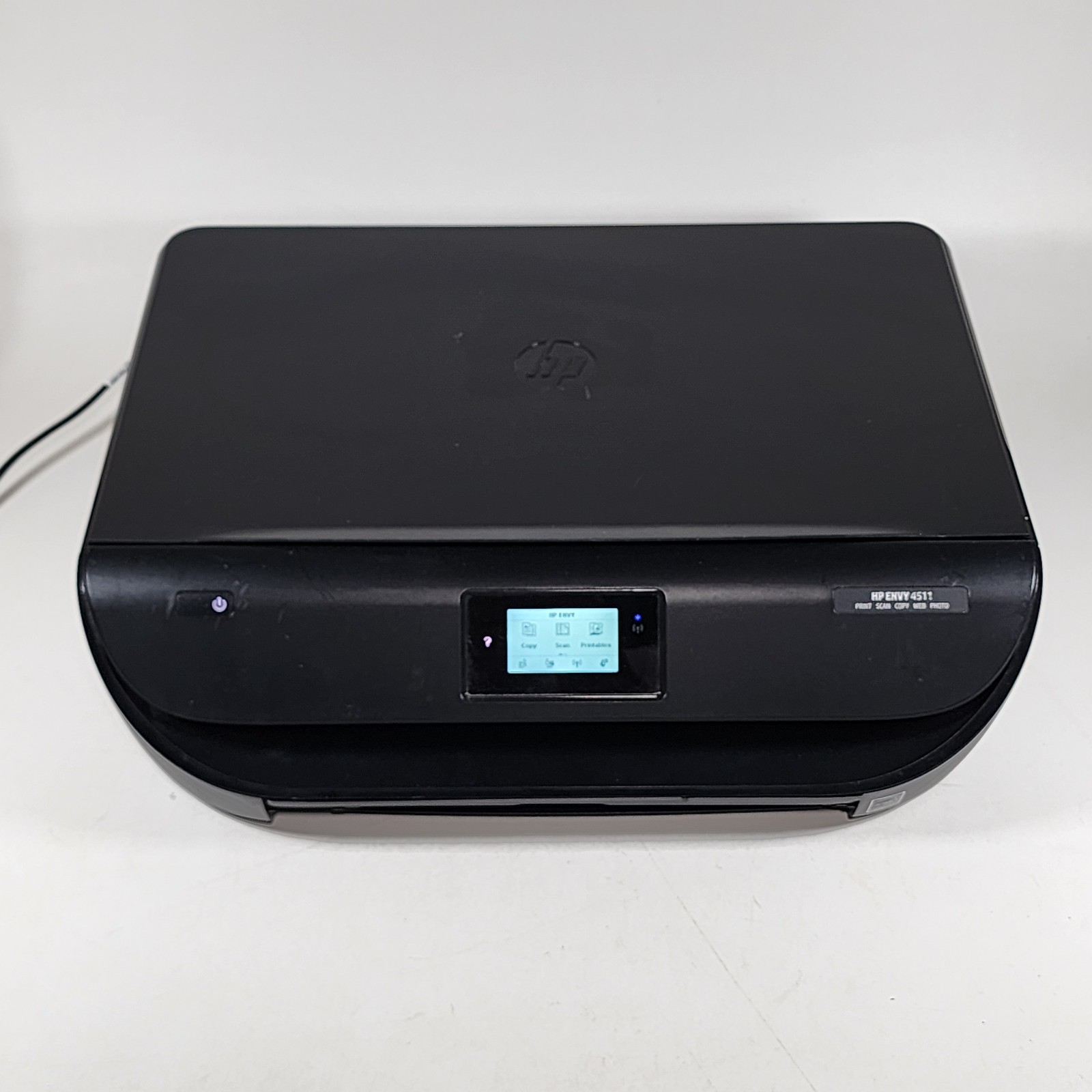HP Envy 4511 All-In-One InkJet Printer Turns on / Missing Tray door / No cord