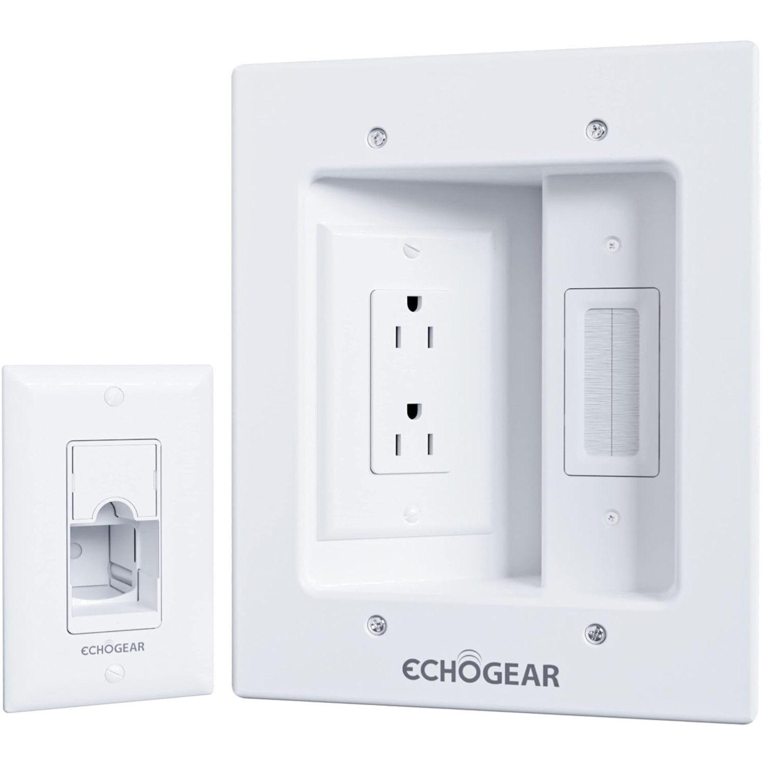 Versatile Cable Management Kit for TVs – Power 2 Devices Safely Behind Walls
