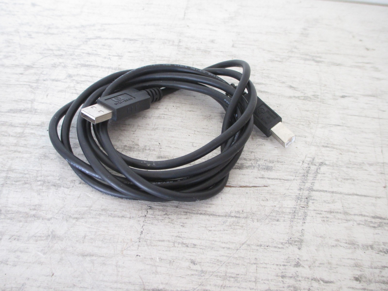 OEM HP 8121-0868 USB 2.0  A to B Printer / Scanner Cable Black 6Ft Original Cord