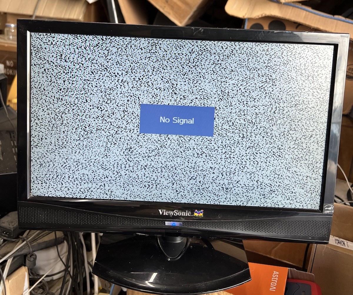 ViewSonic 15.5" Monitor N1630w - Model VS12114-1M TV TELEVISION