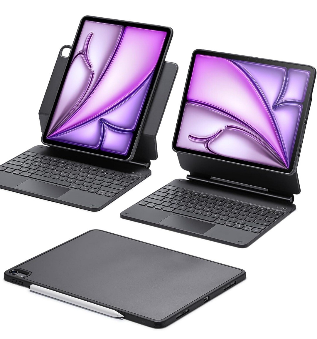 ESR iPad Air 13 Inch Keyboard (M2, 2024), iPad Air 13 Inch Case with Keyboard, E