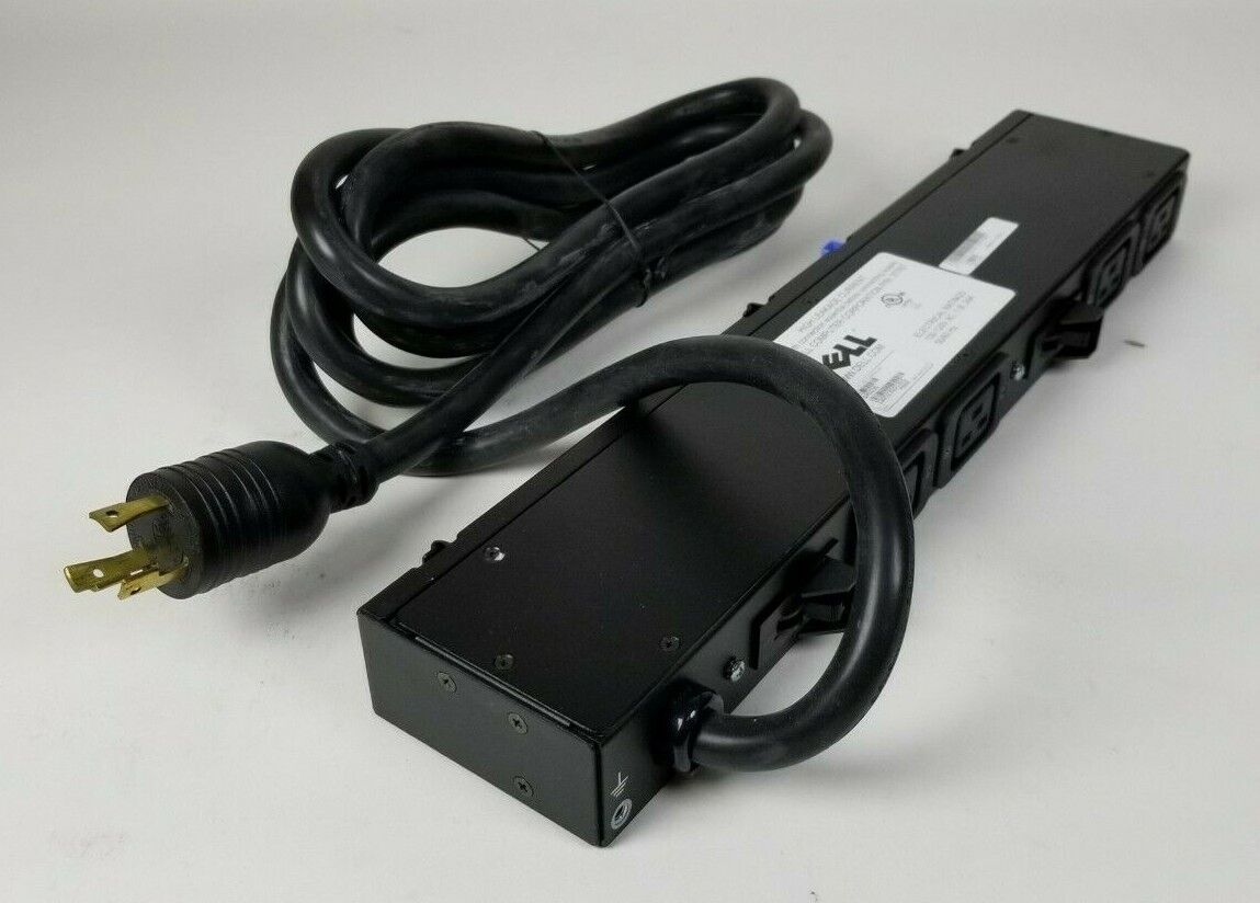 Dell AP6030 PDU Power Distribution 30A 100-120VAC L5-30P to 4x C19 Outlets 3T767