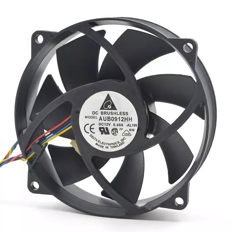 Delta AFB0912HH 9025 DC12V 0.40A 9CM 4-Wire Cooling Fan