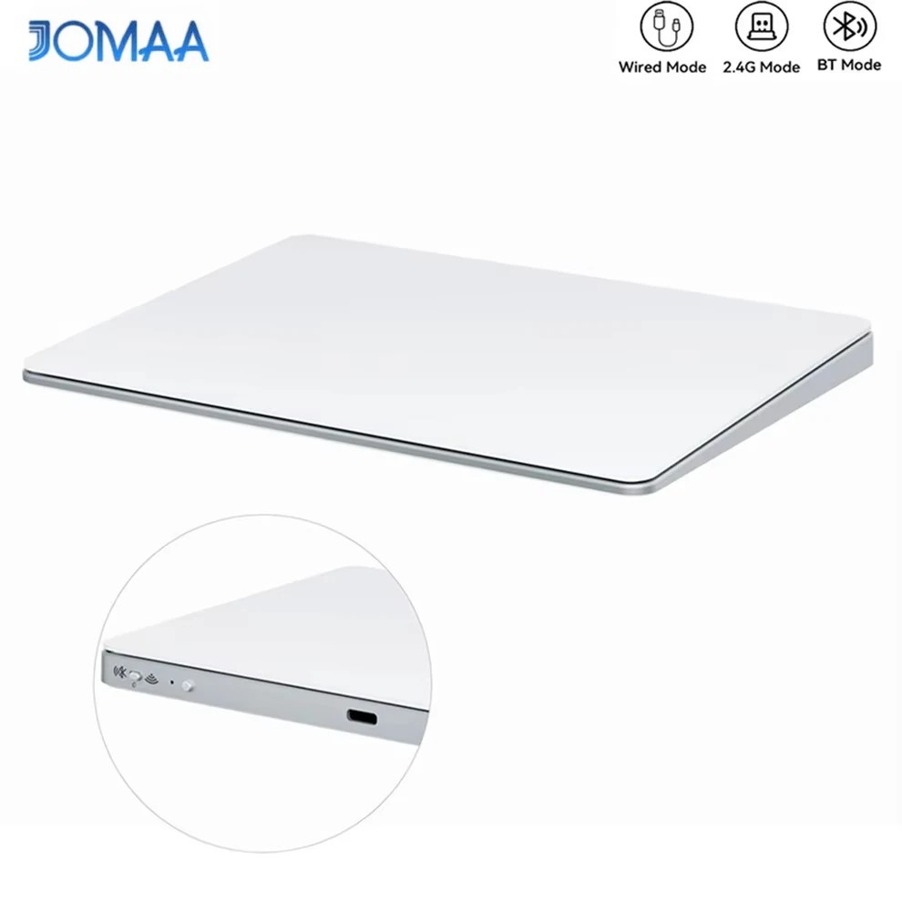 Jomaa Upgraded Wireless Bluetooth Trackpad,Smooth Glass Surface with Multi-Touch