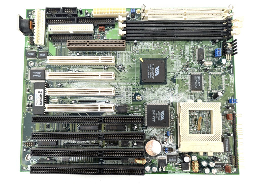TYAN S1590S-100MHz Motherboard Socket Socket 7 Motherboard Pentium PCI ISA Retro
