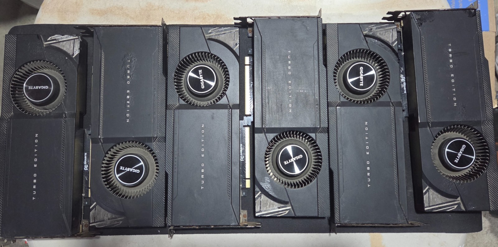 Lot of 6 GeForce RTX 3090 24GB Turbo Graphics Card - 4 boot up, 2 are for parts