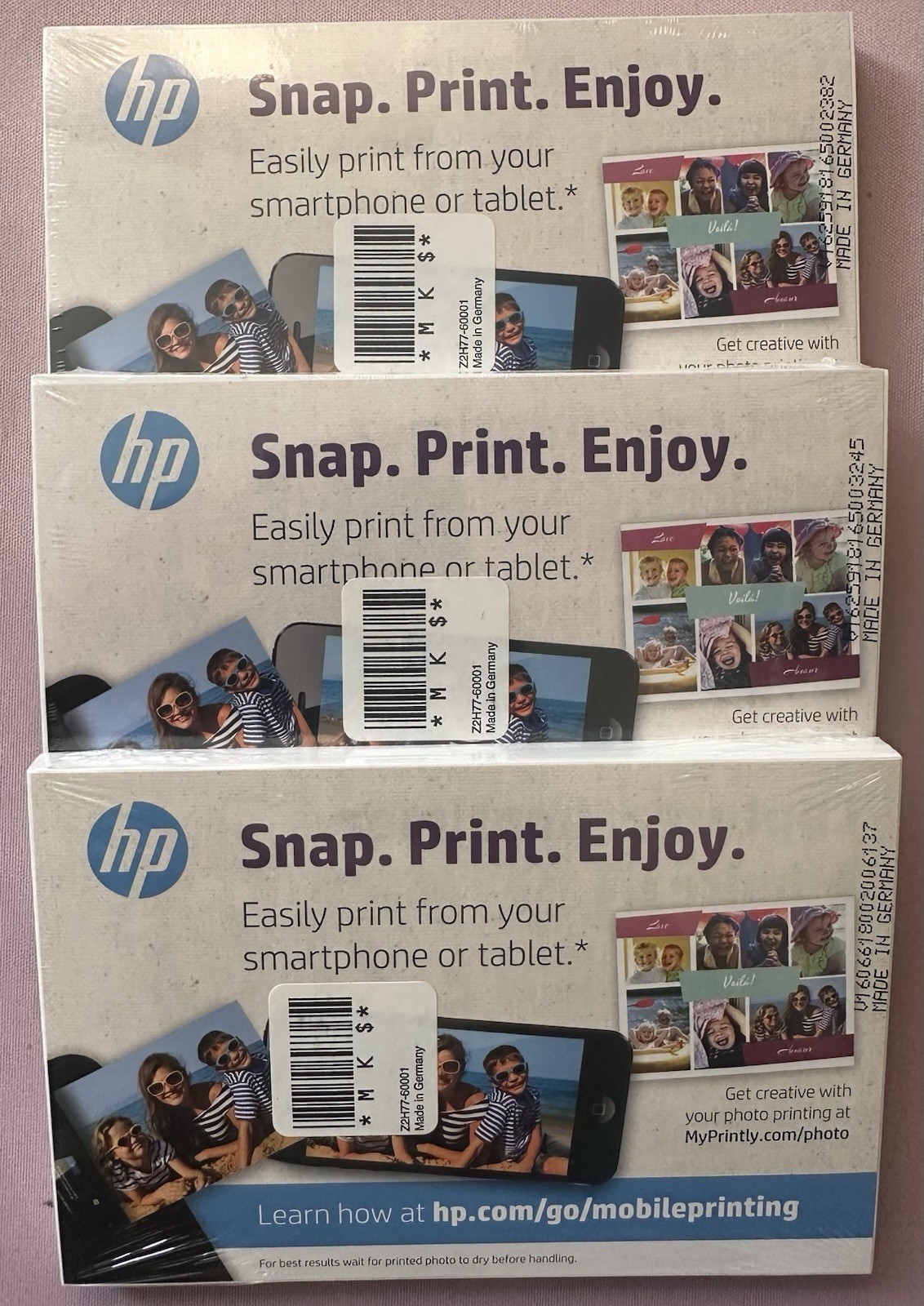HP Advanced 4x6 Photo Paper 3 Packs Of 40 Ct. EA 120 Total