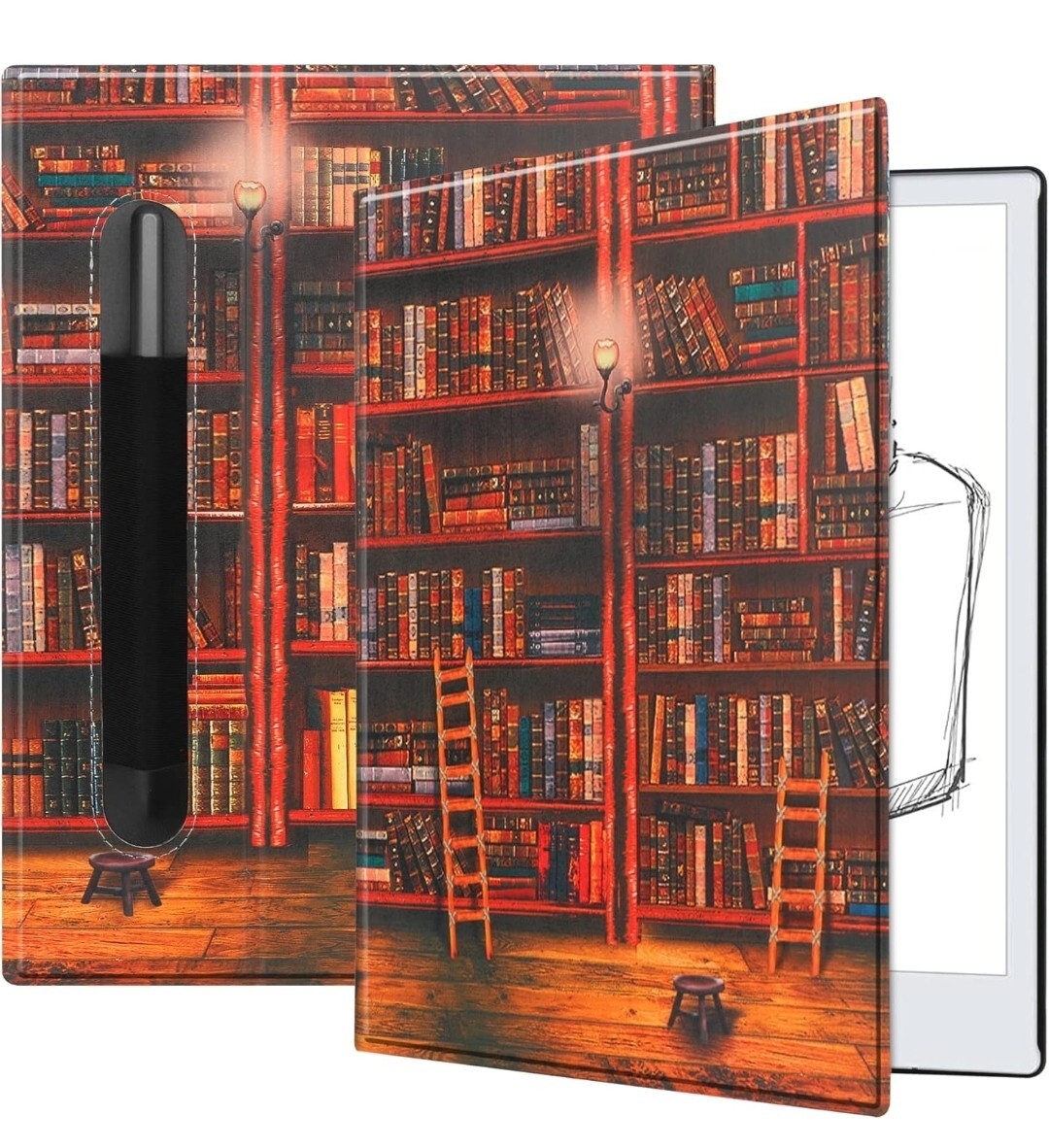 KuRoKo Slim Lightweight Book Folios Leather Case Cover For Remarkable 2