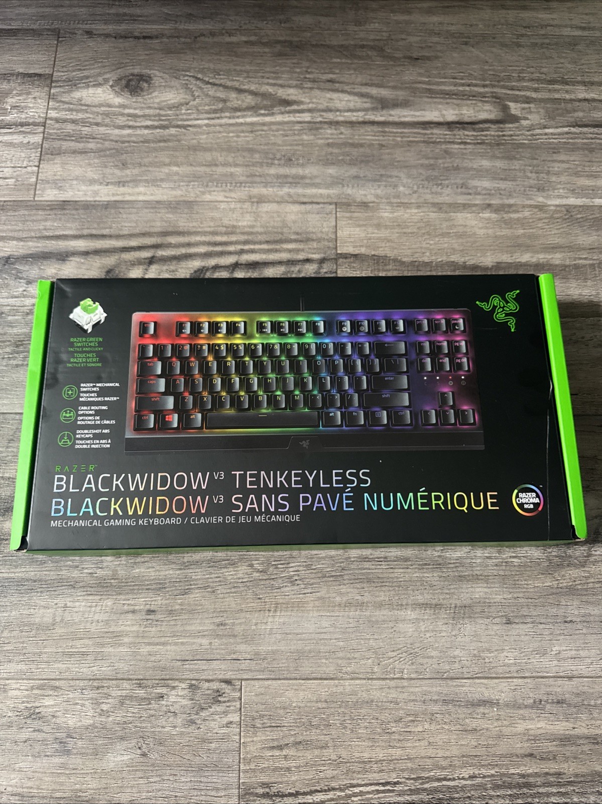 Razer BlackWidow V3 Tenkeyless Mechanical Gaming Keyboard / Missing 7 Buttons