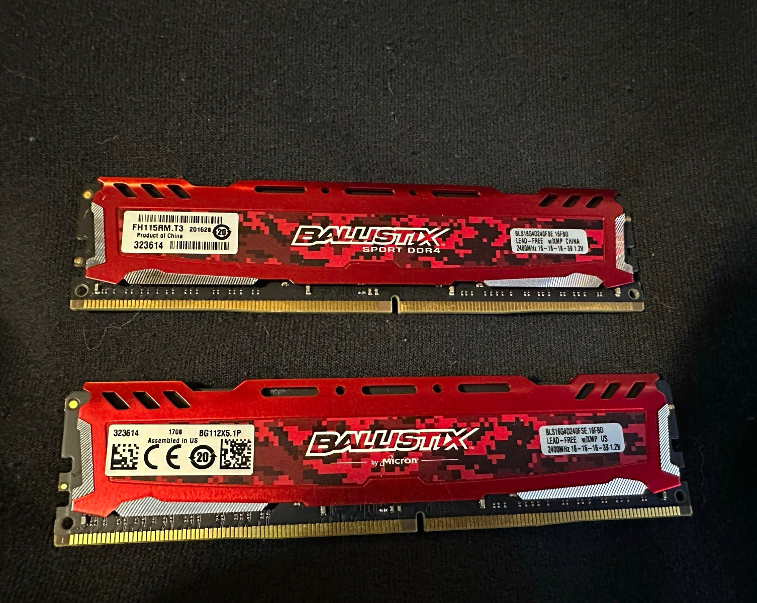 Crucial Ballistix Sport 32GB 2400Mhz (2X16GB)