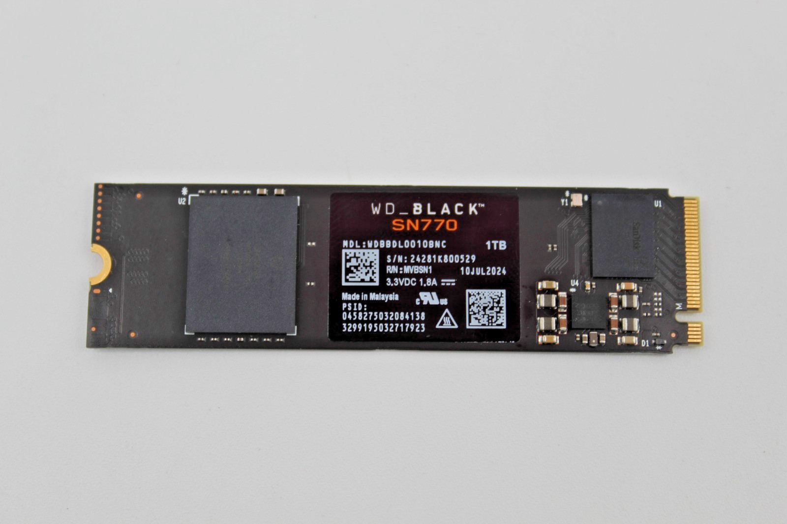 WD BLACK SN770 1TB M.2 2280 PCIe 4.0 NVMe SSD WDS100T3X0E Tested
