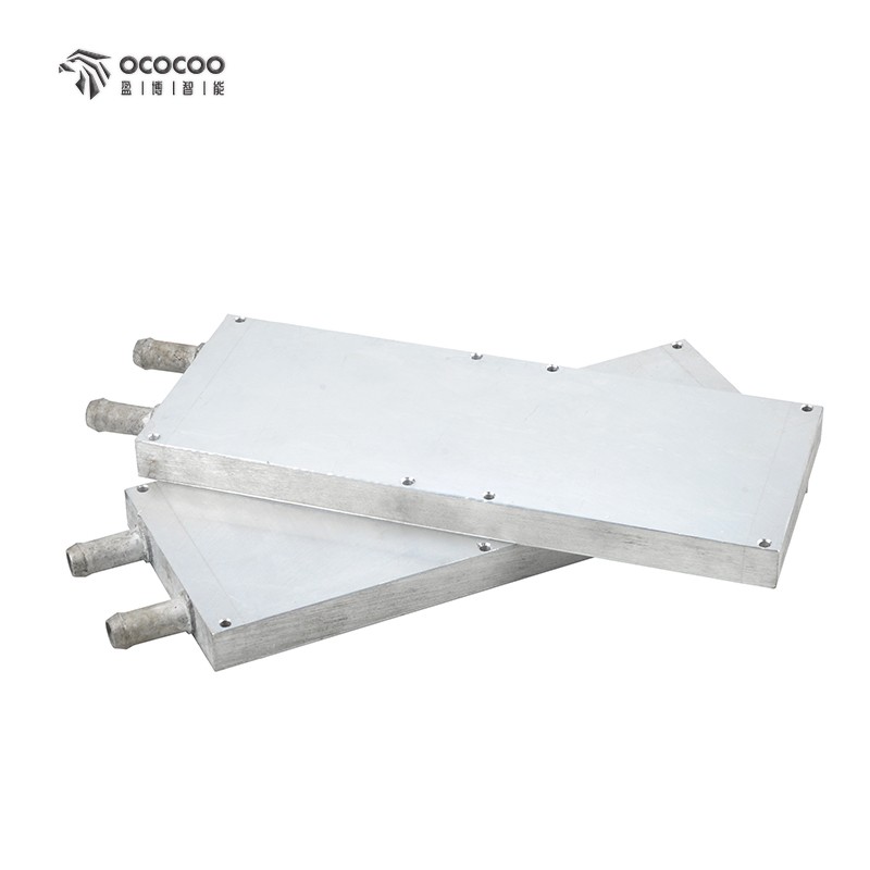 OCOCOO Aluminum Water Cooling Block Liquid Cold Plate Heatsink Vacuum Brazed DIY
