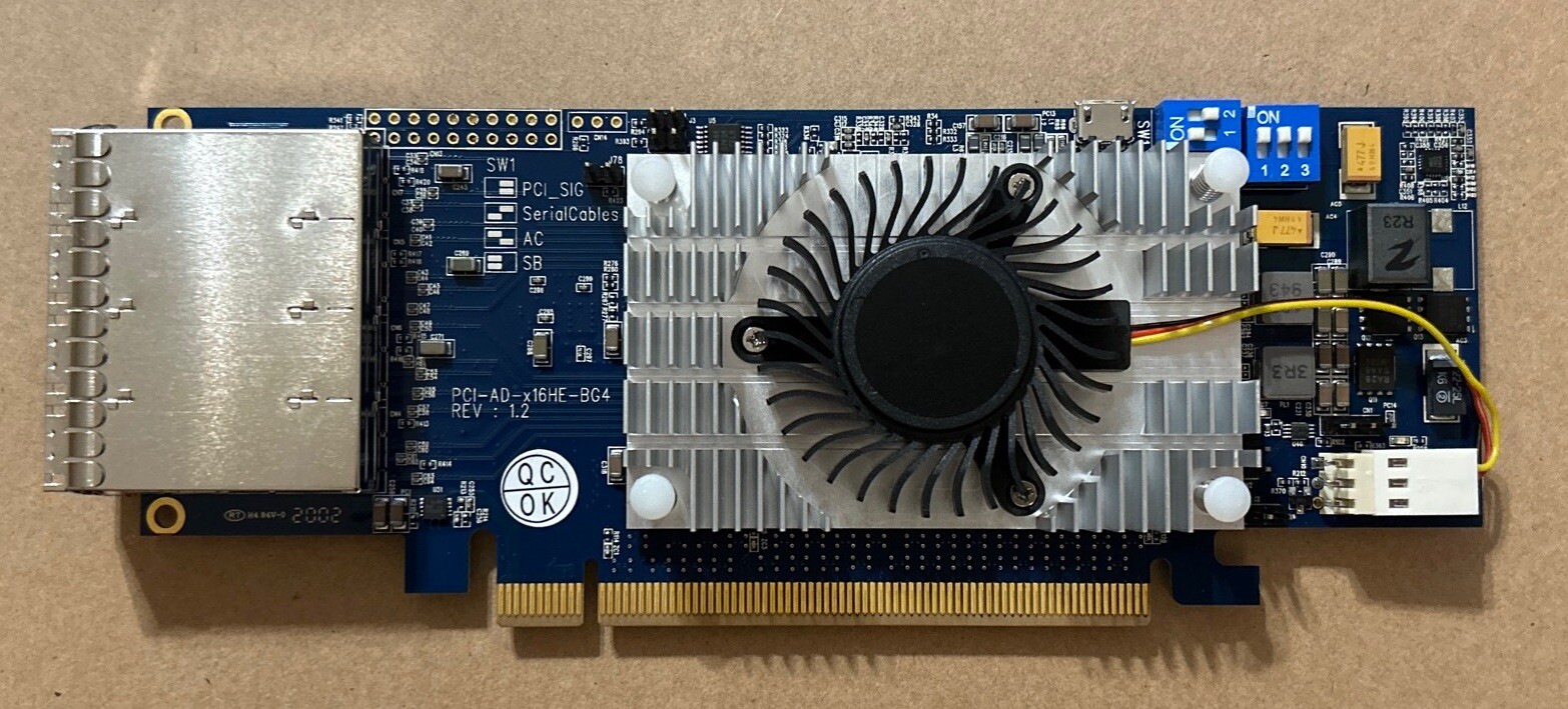 Serial Cables PCI-AD-x16HE-BG PCIE GEN4 X16 Host Card Atlas Switch SS06-0B00-00