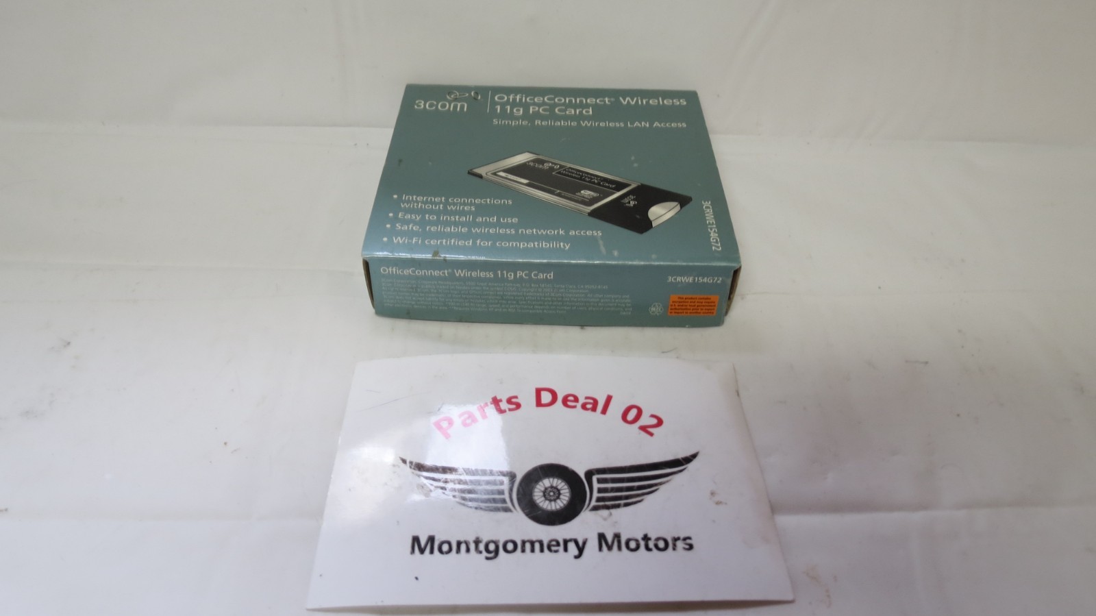 Office Connect Wireless 11g PC Card 3 Com Wireless Access Simple *Read